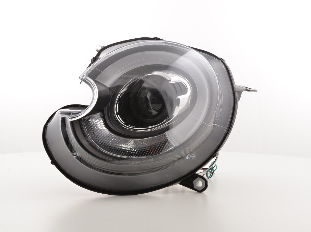 Scheinwerfer Set Xenon Daylight LED TFL-Optik Mini One / Cooper 06-10 schwarz Scheinwerfer Set Xenon Daylight LED TFL-Optik Mini One / Cooper 06-10 schwarz